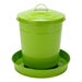FOUDEBASSIN.COM Mangeoires & Abreuvoirs MANGEOIRE EN MÉTAL VERT LIME 4 KG 5400351241247