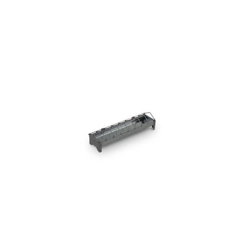 FOUDEBASSIN.COM Mangeoires & Abreuvoirs MANGEOIRE LINÉAIRE AVEC GRILLE POUR POUSSINS 30 CM PETIT GALVANISÉ