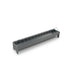 FOUDEBASSIN.COM Mangeoires & Abreuvoirs MANGEOIRE LINÉAIRE AVEC GRILLE POUR POUSSINS 75 CM LARGE GALVANISÉ