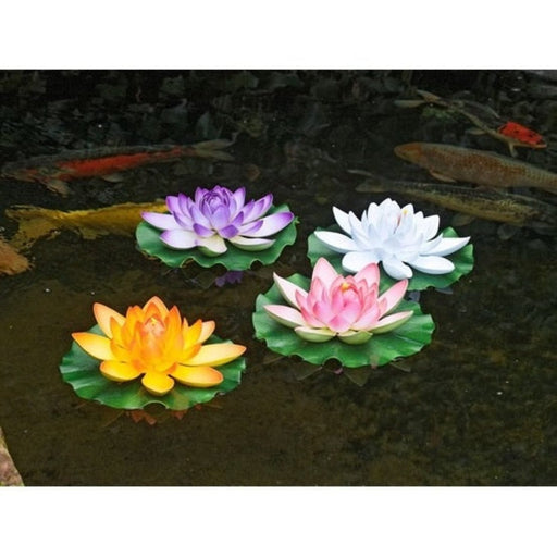 FOUDEBASSIN.COM Nénuphar de décoration Maxi - coloris violet - Ø28 cm 8711465894289 1389428