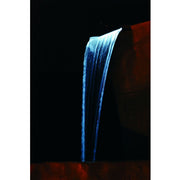 FOUDEBASSIN.COM Niagara® 30 LED - lame d'eau - Inox 304 avec raccords filetés Ø25 mm/1" - LED strip 30 cm 1x20 blanc froid, transfo AC 12V/DE-06-12W, Lumen 180, EEK A+, 2,5 Watt - H10 x 30 x 12,5 cm 8711465120920 1312092