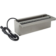 FOUDEBASSIN.COM Niagara® 30 LED - lame d'eau - Inox 304 avec raccords filetés Ø25 mm/1" - LED strip 30 cm 1x20 blanc froid, transfo AC 12V/DE-06-12W, Lumen 180, EEK A+, 2,5 Watt - H10 x 30 x 12,5 cm 8711465120920 1312092