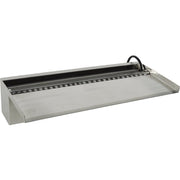 FOUDEBASSIN.COM Niagara® Wall 60 LED - lame d'eau - Inox 316L avec raccords filetés Ø25 mm/1" - LED strip 60 cm 1x35 blanc froid, transfo AC 12V/DE-06-12W, Lumen 240, EEK A+, 4 Watt - H10 x 60 x 20 cm 8711465121255 1312125