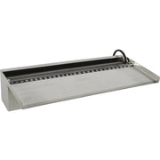 FOUDEBASSIN.COM Niagara® Wall 90 LED - lame d'eau - Inox 316L avec raccords filetés Ø25 mm/1" - LED strip 90 cm 1x62 blanc froid, transfo AC 12V/DE-06-12W, Lumen 420, EEK A+, 7 Watt - H10 x 90 x 20 cm 8711465121262 1312126