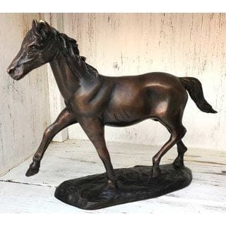 FOUDEBASSIN.COM Pferd mit Sockel Bronze 19 cm hoch 350010900 89019