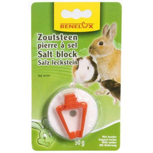 FOUDEBASSIN.COM Nourriture PIERRE A SEL 50 G RONGEURS + PINCE SUR BLISTER 5400351006501