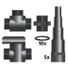 FOUDEBASSIN.COM POND MULTI CONNECTOR KIT Ø20/25/32/40 MM 8715897081637 08086005