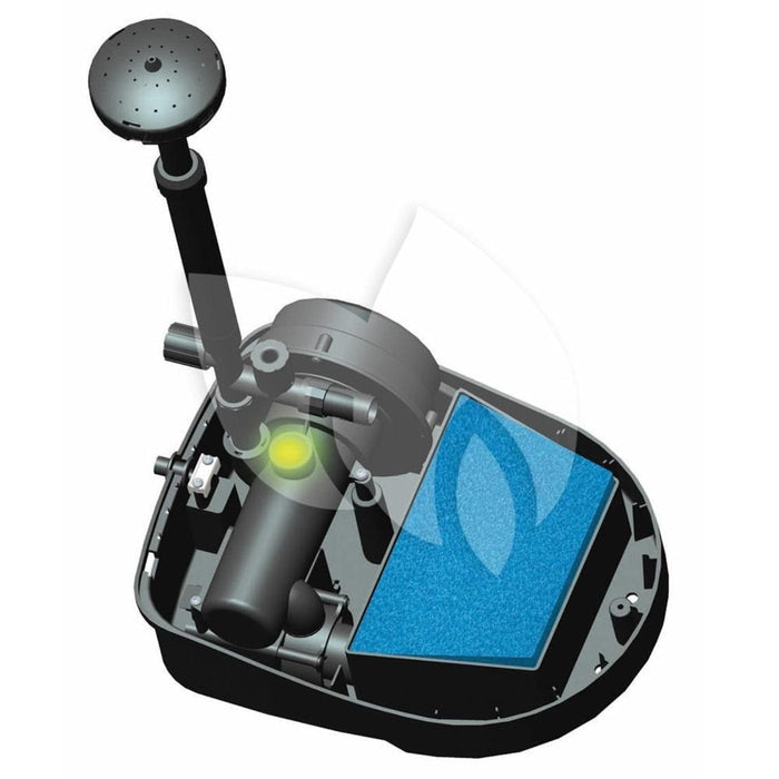 FOUDEBASSIN.COM PowerClear® 9000 - "3 en 1" : filtration immergée biomécanique avec clarificateur UVC et pompe fontaine intégrées - Qmax(l/h) 1400, 45W, Hmax(m) 2,30, 1/2'', mousse filtrante 20 ppi, UVC PL-S 9W, classe de protection I, IP68, AC230V/50Hz, accessoires d'aj 8711465513210 1351321
