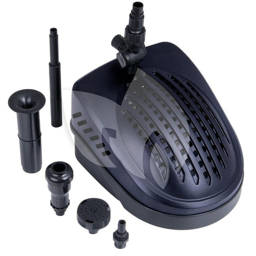 FOUDEBASSIN.COM PowerClear® 9000 - "3 en 1" : filtration immergée biomécanique avec clarificateur UVC et pompe fontaine intégrées - Qmax(l/h) 1400, 45W, Hmax(m) 2,30, 1/2'', mousse filtrante 20 ppi, UVC PL-S 9W, classe de protection I, IP68, AC230V/50Hz, accessoires d'aj 8711465513210 1351321