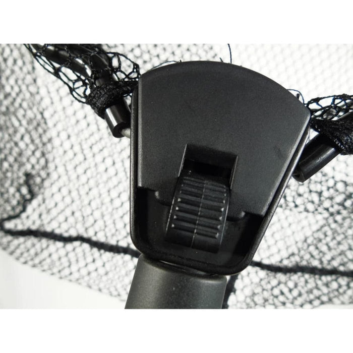FOUDEBASSIN.COM PowerNets "Fish" - épuisette pliable de forme triangulaire 58x40,5 cm, grande maille 6mm noir , manche téléscopique 94-170 cm 8711465721561 1372156