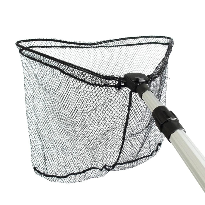 FOUDEBASSIN.COM PowerNets "Fish" - épuisette pliable de forme triangulaire 58x40,5 cm, grande maille 6mm noir , manche téléscopique 94-170 cm 8711465721561 1372156