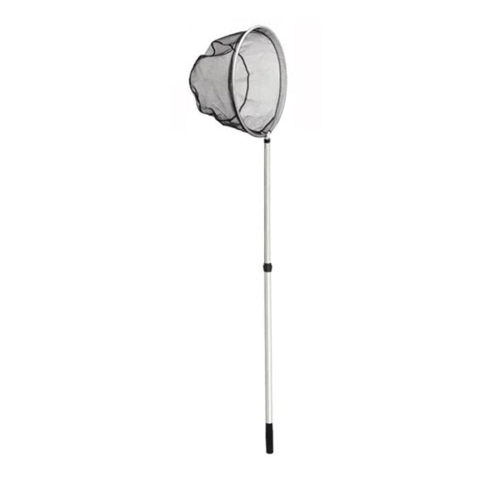 FOUDEBASSIN.COM PowerNets "Fish" - épuisette taille large forme ronde Ø40 cm, grande maille 3mm noir, manche téléscopique 80-140 cm 8711465721554 1372155