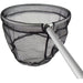 FOUDEBASSIN.COM PowerNets "Fish" - épuisette taille medium forme ronde Ø25 cm, grande maille 3mm noir, manche 65 cm 8711465721578 1372157
