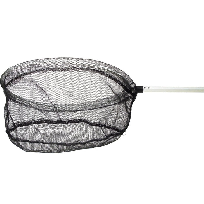 FOUDEBASSIN.COM PowerNets "Fish" - épuisette taille medium forme ronde Ø25 cm, grande maille 3mm noir, manche 65 cm 8711465721578 1372157