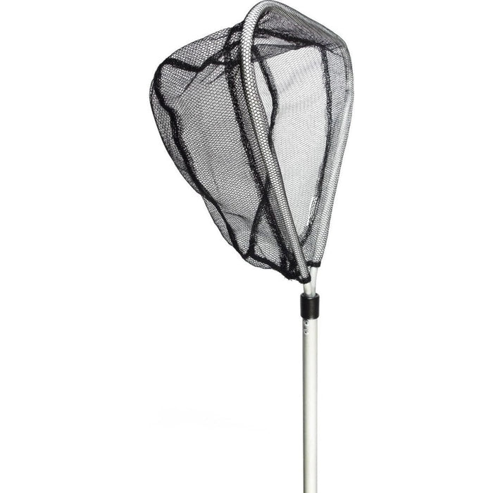 FOUDEBASSIN.COM PowerNets "Pond" - épuisette taille médium forme triangulaire 27x23cm, grande maille 3mm noir, manche 75 cm 8711465721547 1372154
