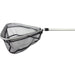 FOUDEBASSIN.COM PowerNets "Pond" - épuisette taille médium forme triangulaire 27x23cm, grande maille 3mm noir, manche 75 cm 8711465721547 1372154