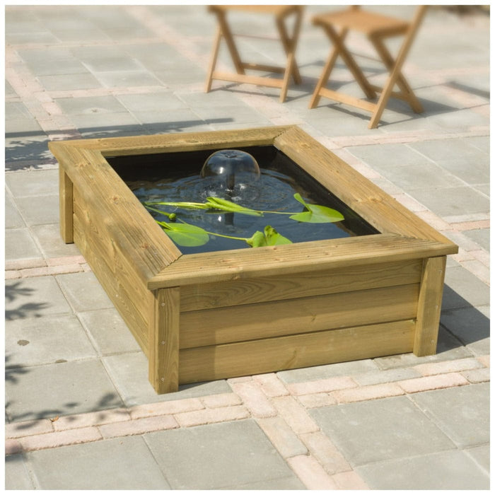 FOUDEBASSIN.COM QUADRO WOOD I - structure (28mm) en bois sapin du nord FSC traité autoclave, class IV pour Victoria Quadro 5 - H33,8 x 119,4 x 90,5 cm 8711465110105 1311010