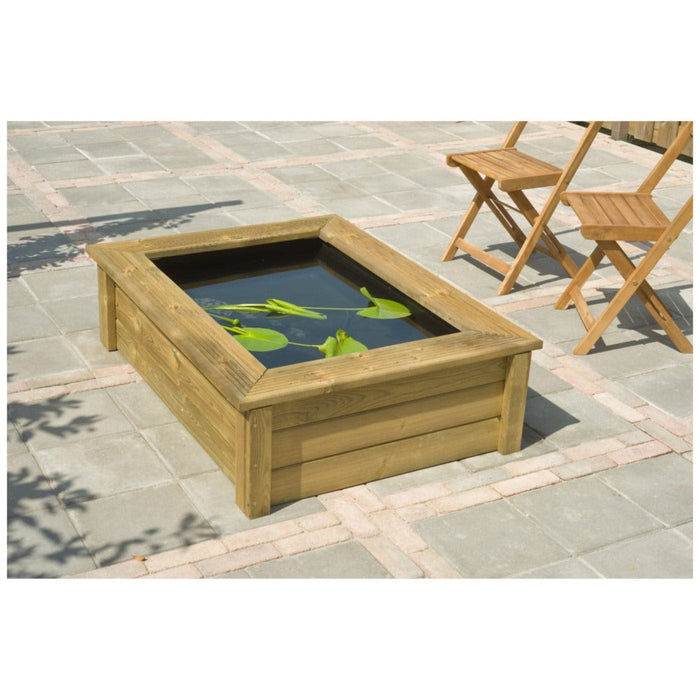 FOUDEBASSIN.COM QUADRO WOOD I - structure (28mm) en bois sapin du nord FSC traité autoclave, class IV pour Victoria Quadro 5 - H33,8 x 119,4 x 90,5 cm 8711465110105 1311010