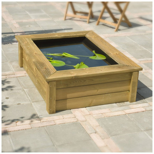 FOUDEBASSIN.COM QUADRO WOOD I - structure (28mm) en bois sapin du nord FSC traité autoclave, class IV pour Victoria Quadro 5 - H33,8 x 119,4 x 90,5 cm 8711465110105 1311010