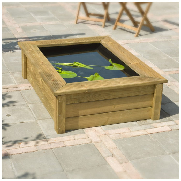 FOUDEBASSIN.COM QUADRO WOOD I - structure (28mm) en bois sapin du nord FSC traité autoclave, class IV pour Victoria Quadro 5 - H33,8 x 119,4 x 90,5 cm 8711465110105 1311010