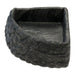 FOUDEBASSIN.COM REPTO DECO CORNER DISH GREY L 8715897346057 R3100125