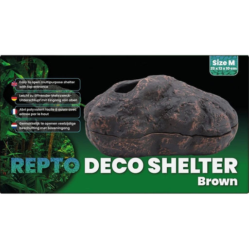 FOUDEBASSIN.COM REPTO DECO SHELTER BROWN M 8715897346392 R5100305
