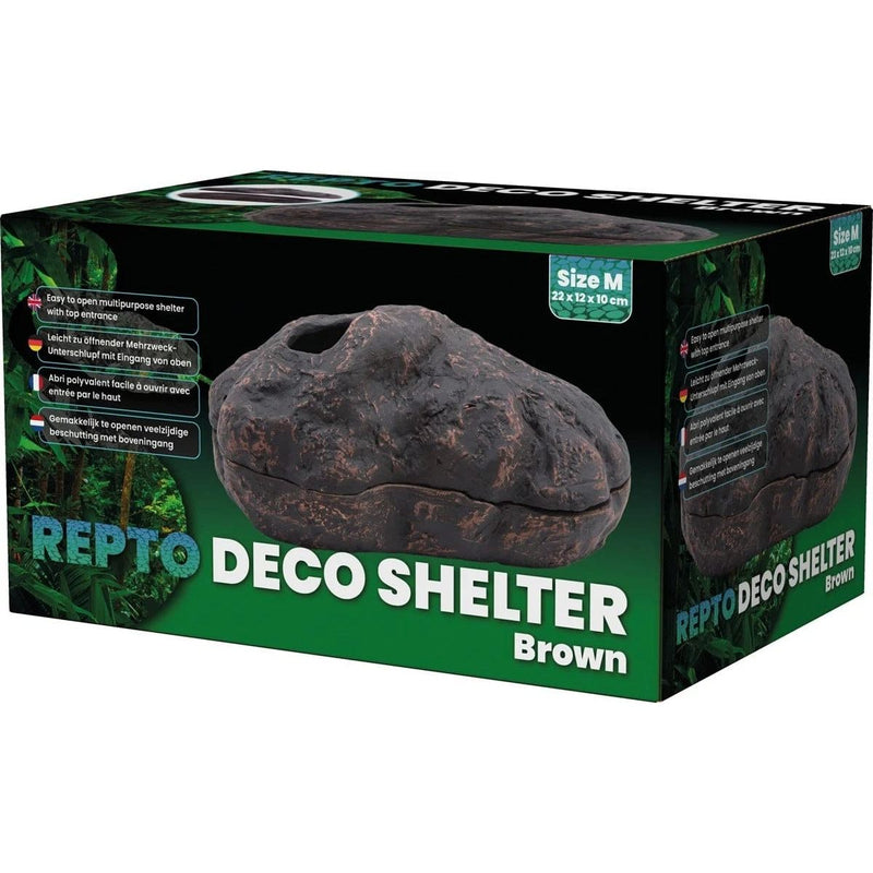 FOUDEBASSIN.COM REPTO DECO SHELTER BROWN M 8715897346392 R5100305