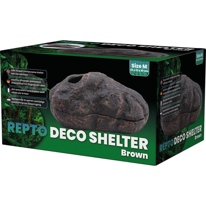 FOUDEBASSIN.COM REPTO DECO SHELTER BROWN M 8715897346392 R5100305