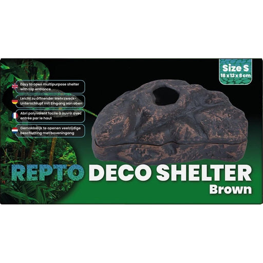 FOUDEBASSIN.COM REPTO DECO SHELTER BROWN S 8715897346385 R5100300