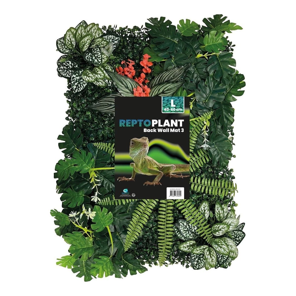 Plantenachtergrond voor terrarium