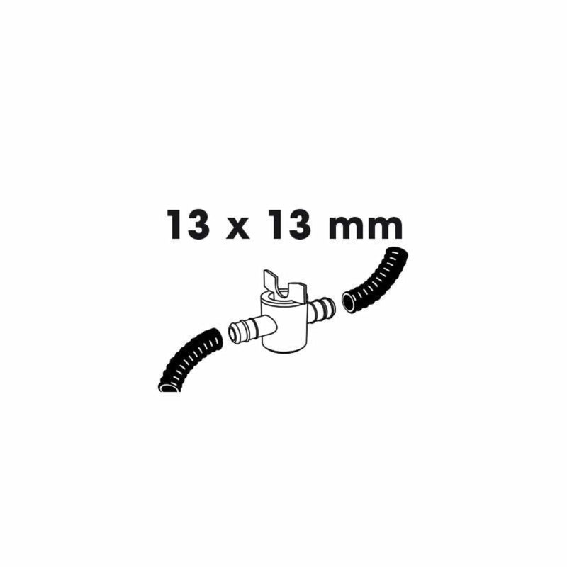 FOUDEBASSIN.COM Robinet à à about porte-caoutchouc, 2 x Ø mm - Ø13 (½") x Ø13 (½") mm 8711465100755 1510075