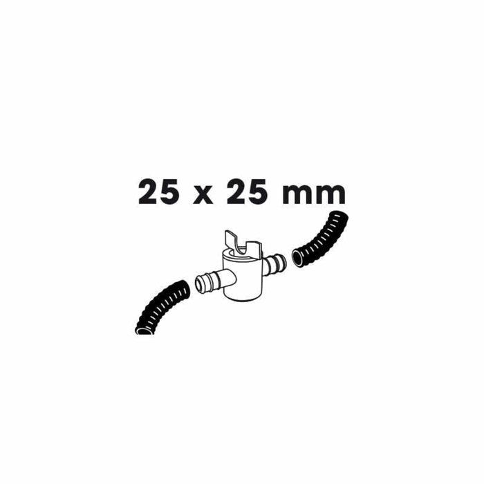 FOUDEBASSIN.COM Robinet à à about porte-caoutchouc, 2 x Ø mm - Ø25 (1") x Ø25 (1") mm 8711465100779 1510077