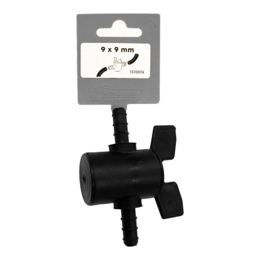 FOUDEBASSIN.COM Robinet à à about porte-caoutchouc, 2 x Ø mm - Ø9 x Ø9 mm 8711465100748 1510074