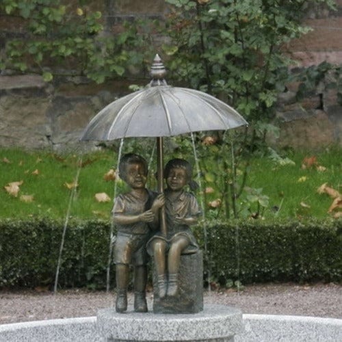 FOUDEBASSIN.COM Schirmpärchen midi mit Bronzesockel wsp., 50 cm hoch 950073000 88486