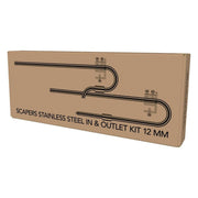 FOUDEBASSIN.COM SF SCAPERS STAINLESS STEEL IN&OUTLET KIT 12 MM 	8715897342059 A4060300