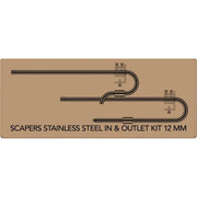 FOUDEBASSIN.COM SF SCAPERS STAINLESS STEEL IN&OUTLET KIT 12 MM 	8715897342059 A4060300