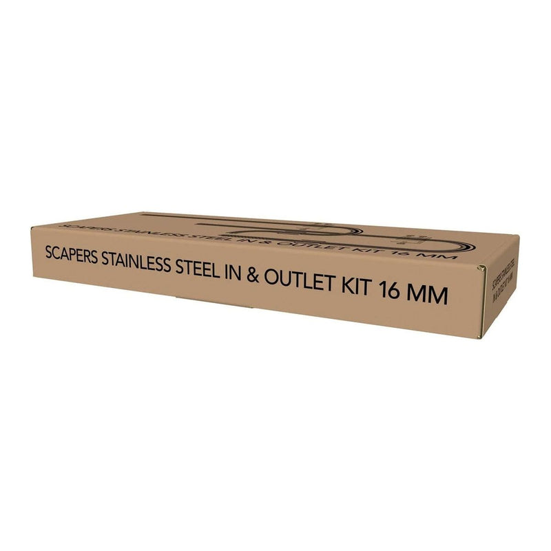 FOUDEBASSIN.COM SF SCAPERS STAINLESS STEEL IN&OUTLET KIT 16 MM 8715897342066 A4060305