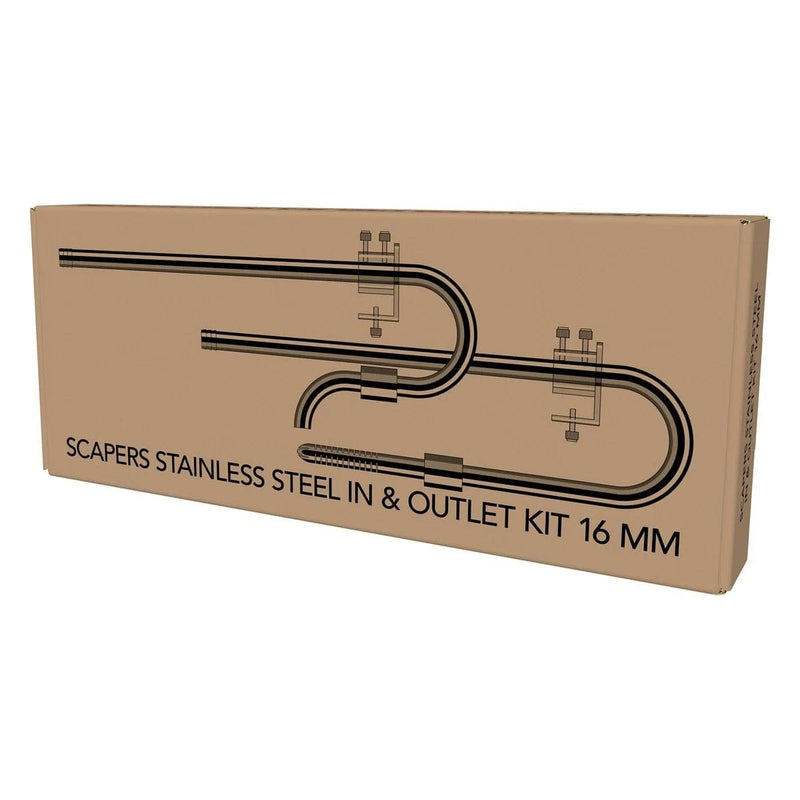 FOUDEBASSIN.COM SF SCAPERS STAINLESS STEEL IN&OUTLET KIT 16 MM 8715897342066 A4060305