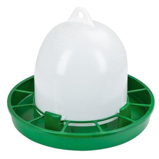 FOUDEBASSIN.COM Mangeoires & Abreuvoirs SILO D'ALIMENT AVEC GRILLE - VERT - 2,5 KG 4030836275163