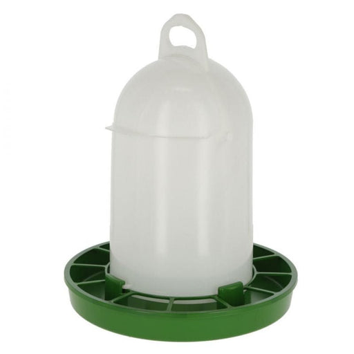 FOUDEBASSIN.COM Mangeoires & Abreuvoirs SILO D'ALIMENT AVEC SYSTEME DE REMPLIS FACILE 4KG - VERT 4030836302920