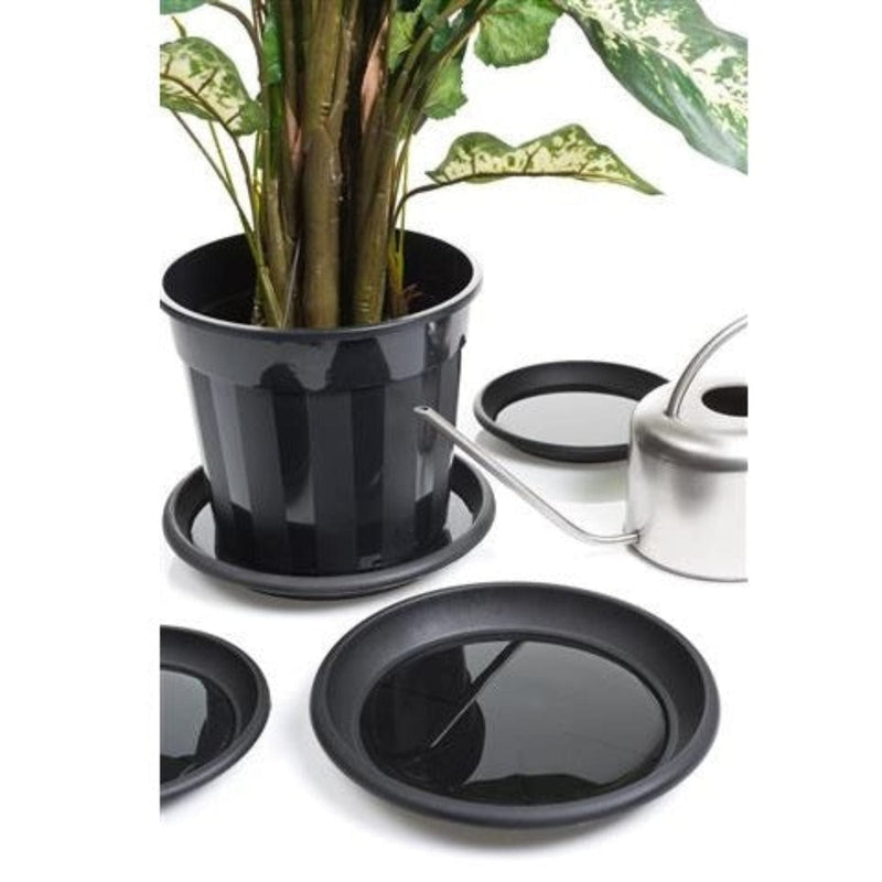 FOUDEBASSIN.COM Soucoupe en polypropylène noire - H4 x Ø33 cm 8711338702246 6070224