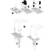 FOUDEBASSIN.COM STRAIGHT LED - cascade Etang & Piscine - inox 316L, incl. accessoires de raccordement 1 ½" - LED strip 30 cm 1x20 bleu, transfo AC 12V/DE-06-12W, Lumen 180, EEK A+, 2,5 Watt - H54 x 30 x 42 cm 8711465046367 7504636
