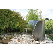 FOUDEBASSIN.COM VENEZIA - cascade, inox 304, 3400 l/h, tuyau et acc. de raccordement - LED strip 30 cm 1x20 blanc froid, transfo AC 12V/DE-06-12W, Lumen 180, EEK A+, 2,5 Watt - H50 x 36,5 x 9 cm 8711465120883 1312088