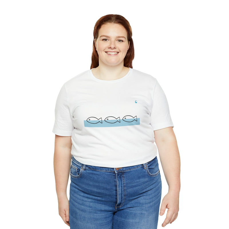 Printify T-Shirt T-Shirt Pour les Fans de Poissons - Foudebassin.com