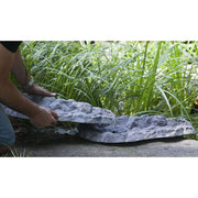 Heissner Bac de ruisseau gris roche 87 x 68 x 8 cm avec raccord pompe - Élément de cascade pour bassin - Heissner 4006873275473 B036-00