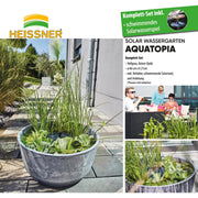 Heissner Bassin Solaire AQUATOPIA avec Pompe de Fontaine 4006873430339 015211-09-SL