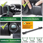 Heissner Clarificateur de Bassin UVC 110W 4006873426509 F4110X-00