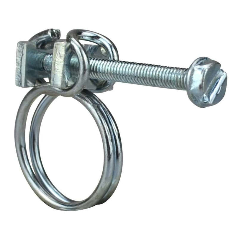 Heissner Collier de serrage galvanisé 12,5 - 12 mm (2 pièces) - Fixation sûre des tuyaux - Heissner 4006873416043 Z131-00