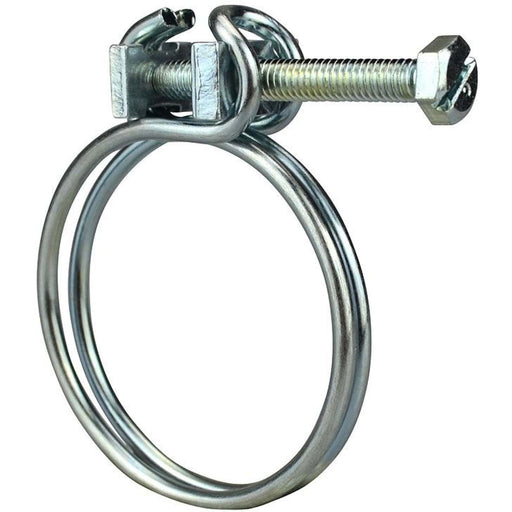 Heissner Collier de serrage galvanisé 30 - 34 mm (2 pièces) - Fixation sûre des tuyaux - Heissner 4006873416029 Z431-00