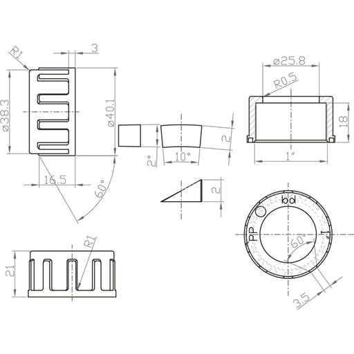 Heissner Écrou-raccord 1" avec joint - Pièce détachée - Heissner 4006873415992 Z491-00